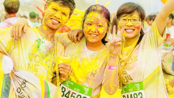 Color Me Run in Ho Chi Minh City - Photo by: colormerun.vn