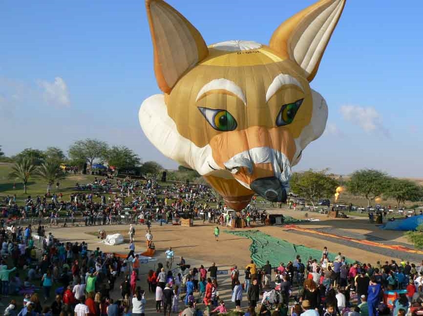 From the Gilboa to the Negev International Hot Air Balloon Festival - Photo By: Livnat Ginzburg, courtesy of Orna Ben Haim PR
