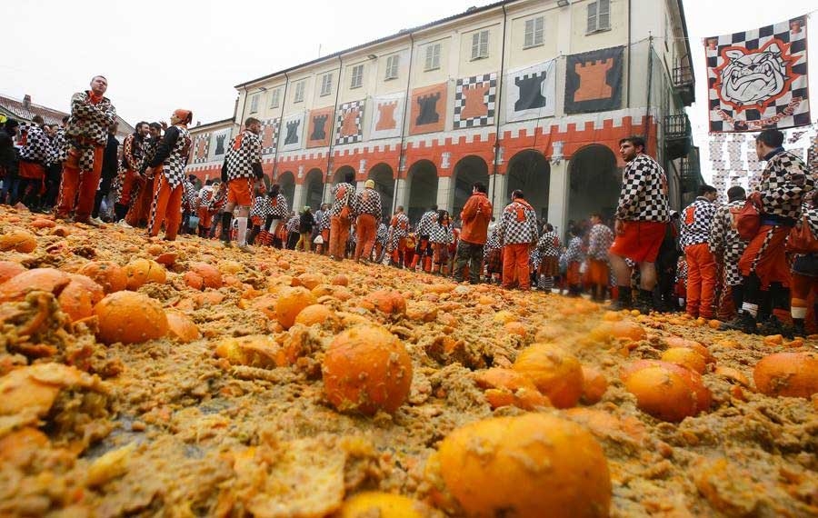 Historical Carneval of Ivrea - Photo by: www.storicocarnevaleivrea.it