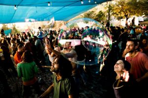 The Galactic Rrave Music Dance - Photo courtesy of: Desert Ashram