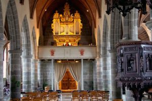 The historic organ of Lanvellec - By Robert Dallam (1653) - Photo: www.festival-lanvellec.fr